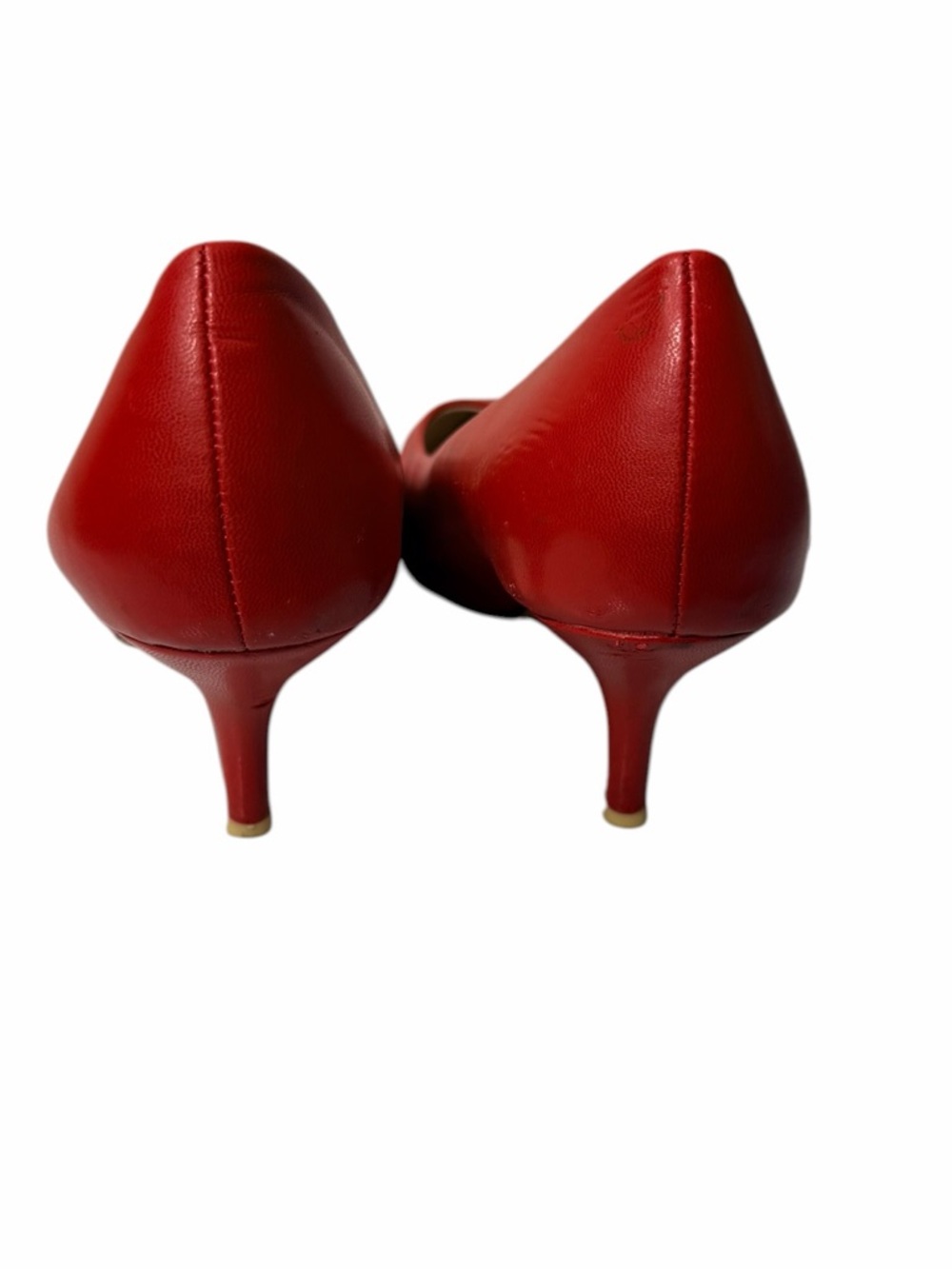Journee Collection Women’s Size 8 Red Pumps Heels - Picture 4 of 8